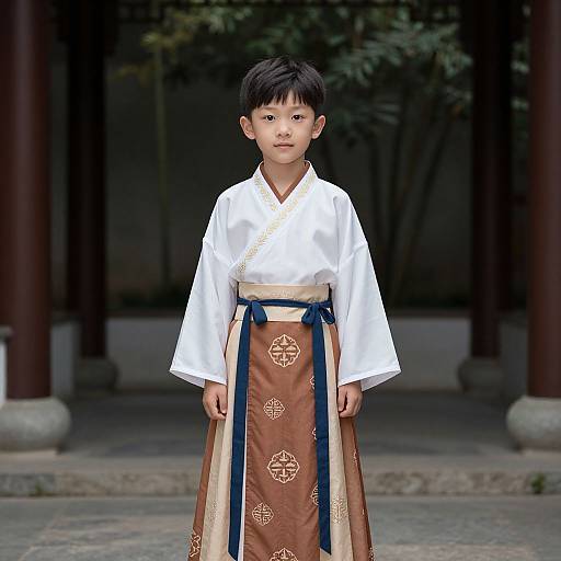 Traditional Asian Costume Portrait