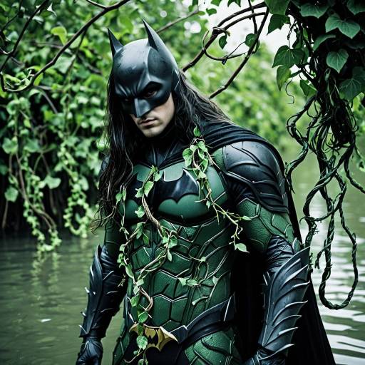 Cosplay of Batman The Drowned with Vines