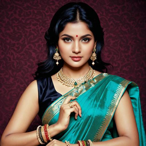 Elegant Solo Portrait in Trendy Saree