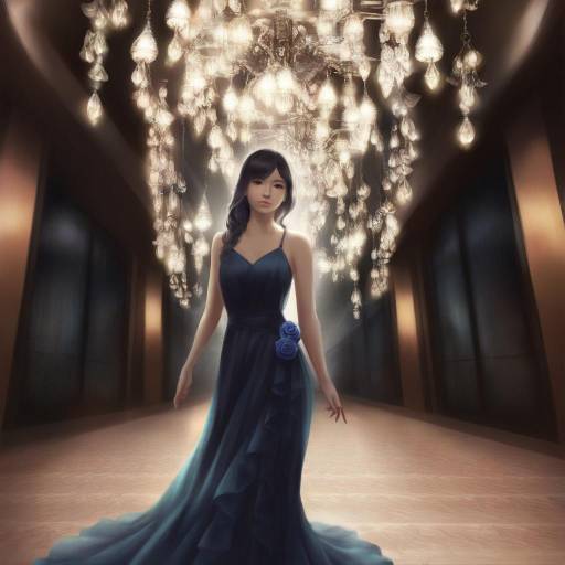 Elegant Koishi in a Grand Ballroom