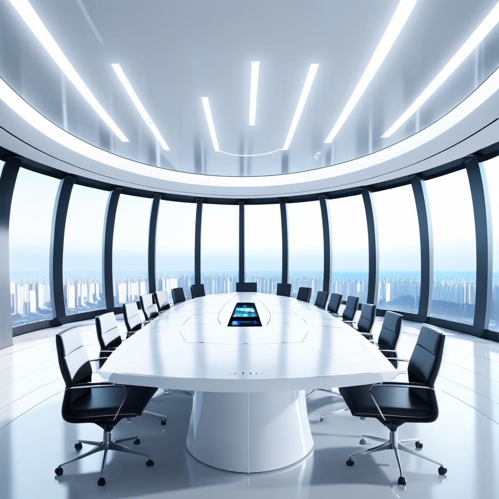 Futuristic Avant-Garde Boardroom Design