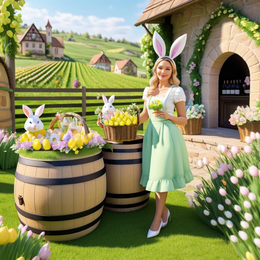 Chic Easter in a Scenic Vineyard