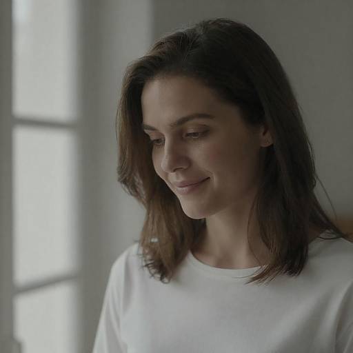 Serene Woman in Soft Light