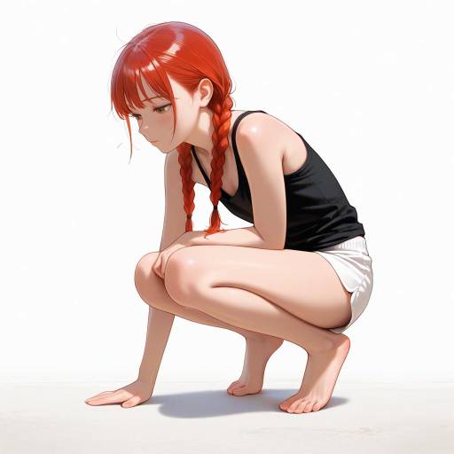 Photorealistic Boy with Bright Red Hair Photorealistic Boy with Bright Red Hair