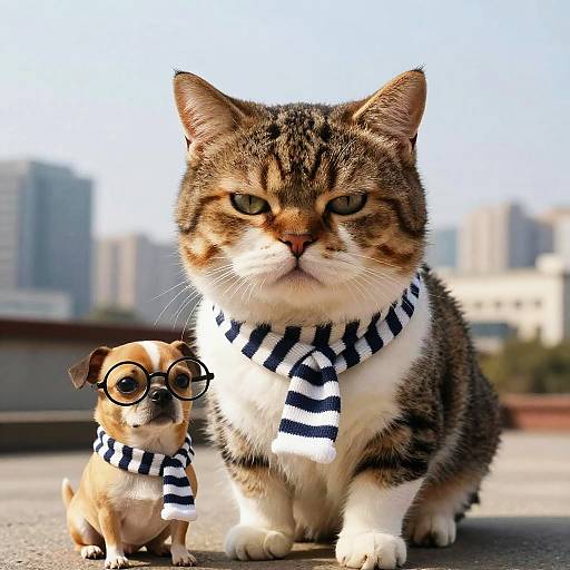 Funny Spoiled Cat Caricature