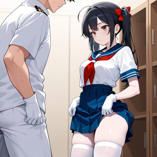 Sensual Admiral Kancolle Cowboy Shot