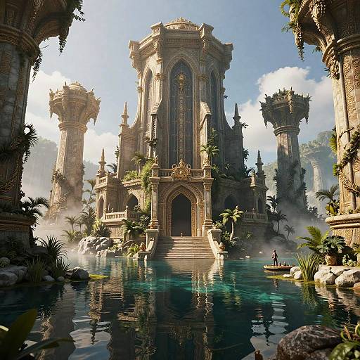 Stunning Ancient Fallen Kingdom Island