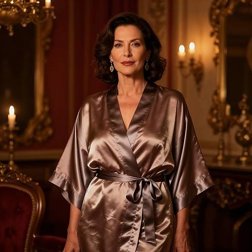 Mature Mistress in Lavish Boudoir