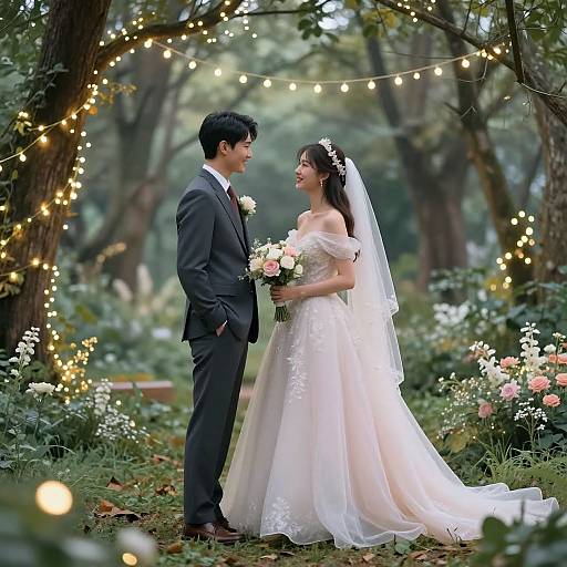 Enchanted Forest Wedding Photo