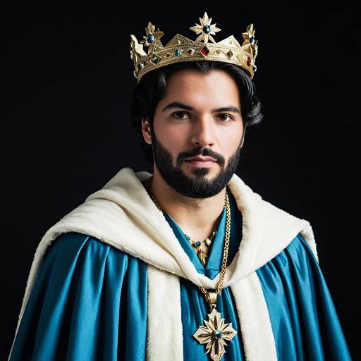Realistic Wiseman Nativity Costume Portrait