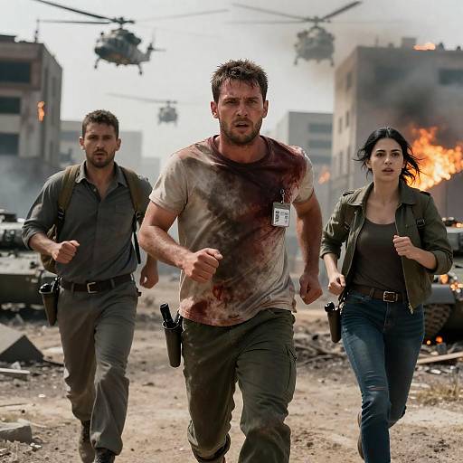 Survival in a War-Torn City