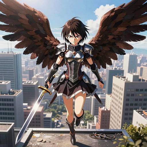 Touka Kirishima — Rooftop Armored Wings