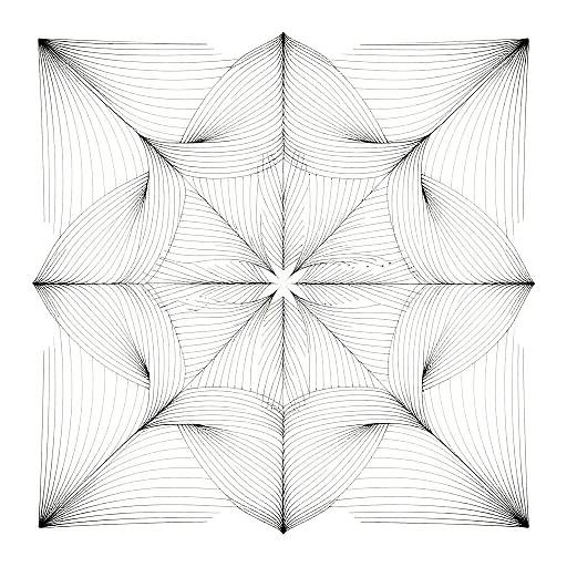 Intricate Geometric Line Art