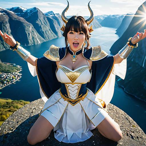 Cosplay of Nilou from Genshin Impact at Fjord