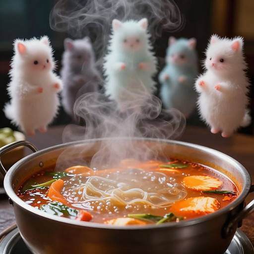 Ethereal Vapor Spirits Above Soup
