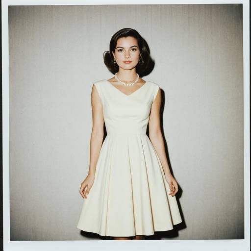 Elegant Mid-Century Cream Outfit Shot