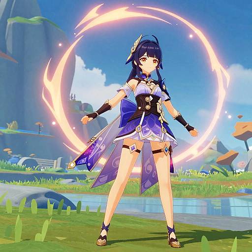 Genshin Impact Girl in Fantasy