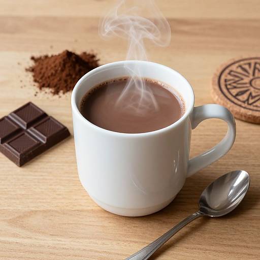 Cozy Hot Cocoa with Chocolate Accents