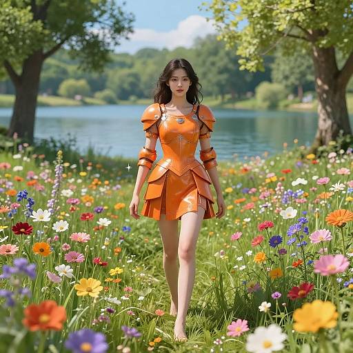 Ultra Realistic Fantasy Meadow Portrait