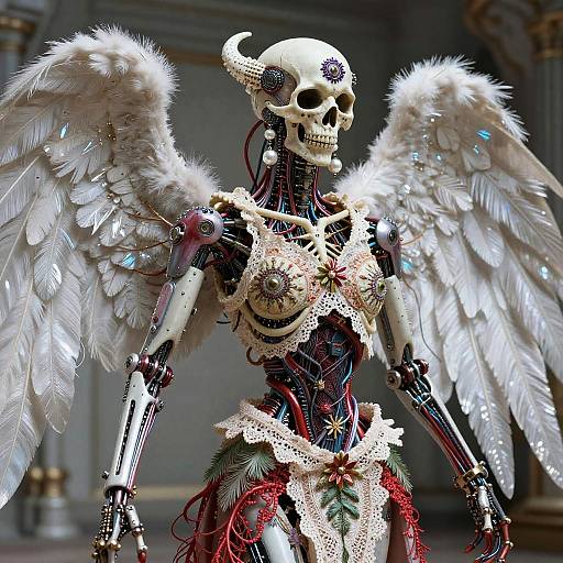 Ultra-Detailed Biomechanical Death Angel 3D