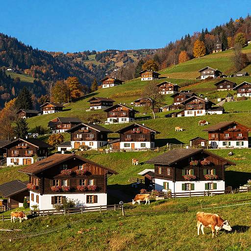 Autumn Appenzeller Village Charm
