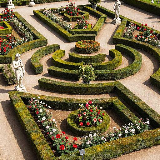 Renaissance Labyrinth Garden Aerial View