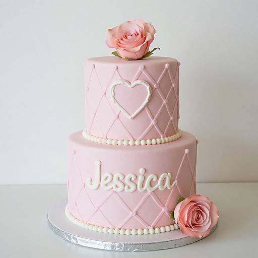 Elegant Pink Pastel Nappy Cake