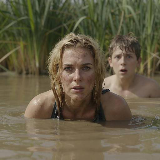 Surreal Encounter in Muddy Waters