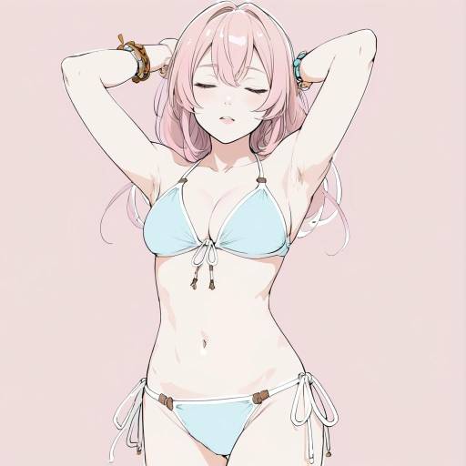 Atelier Ryza in Relaxing Bikini Pose