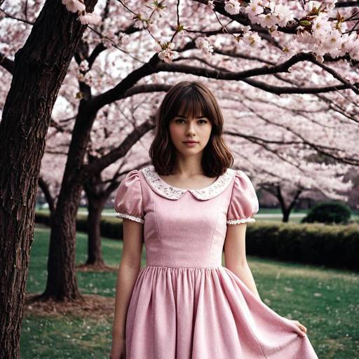 Stranger Things Girl in Pink Dress