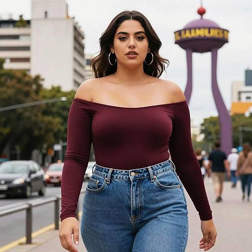 Curvy Woman at Puente de la Mujer