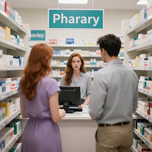 Intense Moments in a Pharmacy Aisle