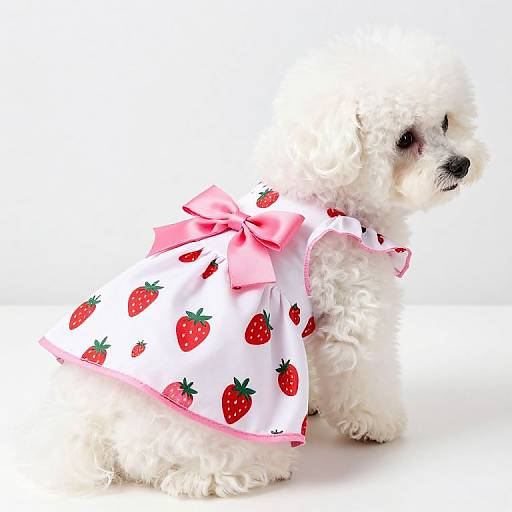 Strawberry Puppy Dress for Pets