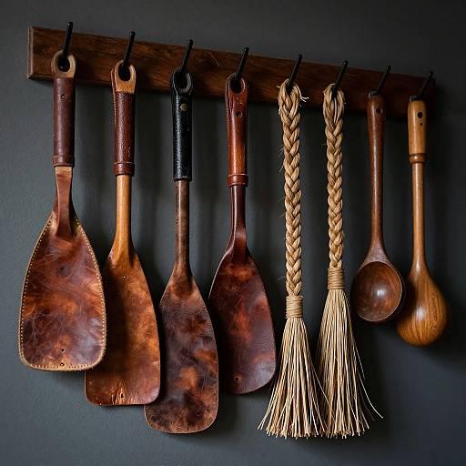 Artistic Display of Spanking Instruments