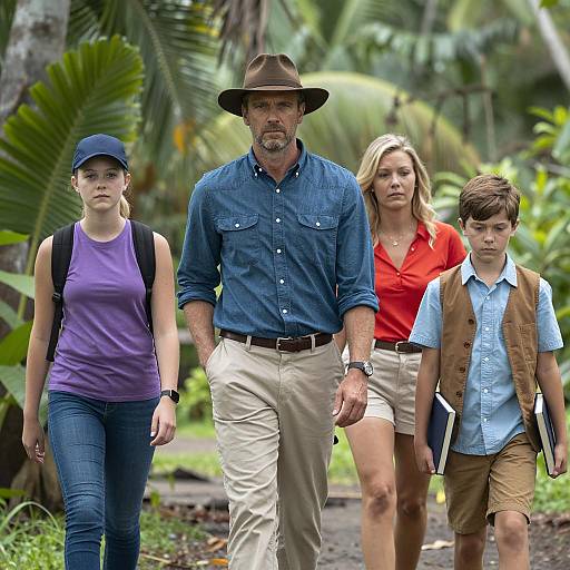 Group Adventure in Tropical Foliage