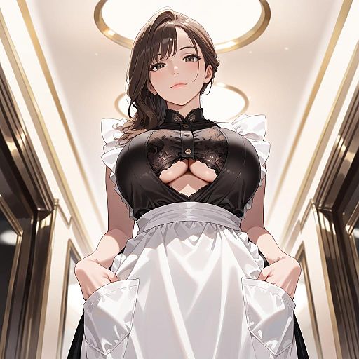 Elegant Gourmet Chef in Luxury Attire