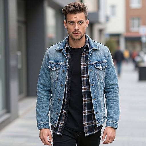 Stylish Layered Look for Men