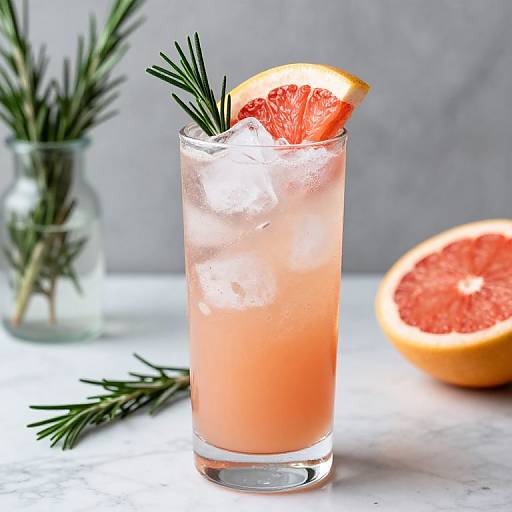 Refreshing Grapefruit Rosemary Frose Drink