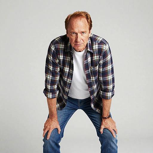 Casual Middle-Aged Man Portrait