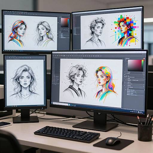 AI-Driven Creative Workspace Visualization