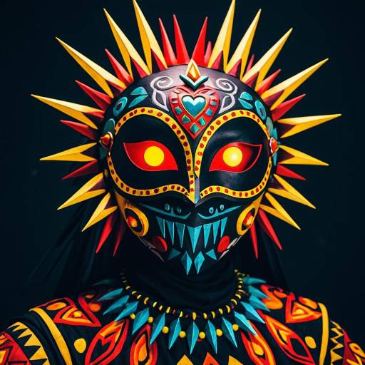 Vibrant Majora's Mask Cosplay Design