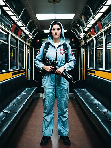 Women's Ghostbuster Costume Outfit