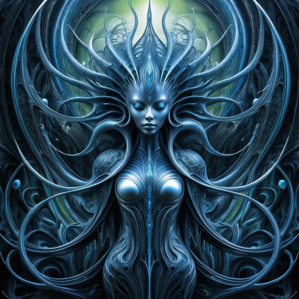 Ethereal Alien Art: H.R. Giger Inspired