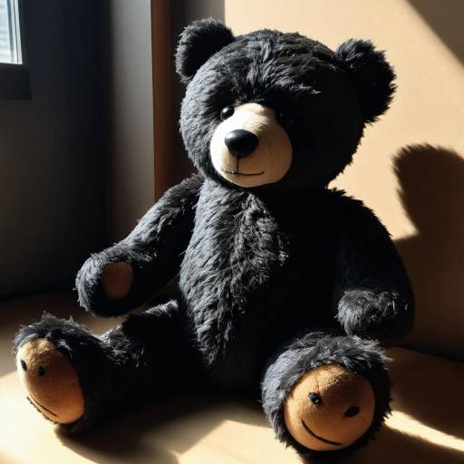 Realistic Teddy Bear in Indoor Setting