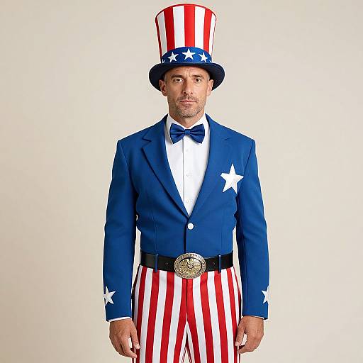 Vintage Americana Patriotic Costume