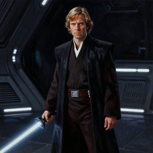 Obi-Wan Kenobi Futuristic Portrait