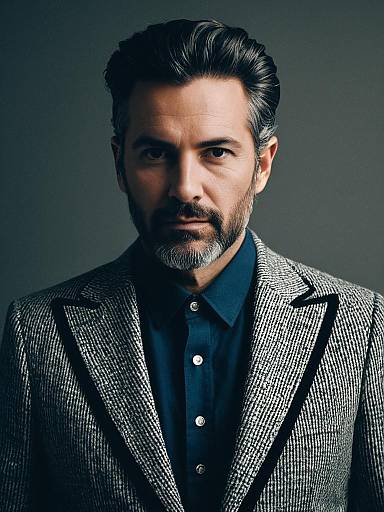 Man in Modern Fashion Costume