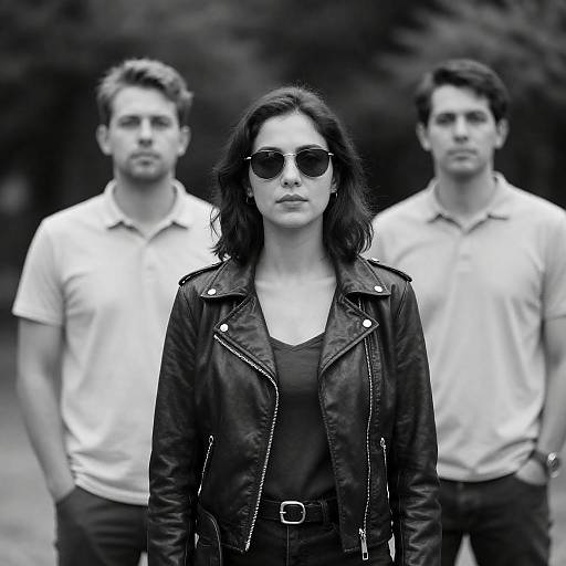 Powerful Trio in Monochrome Setting