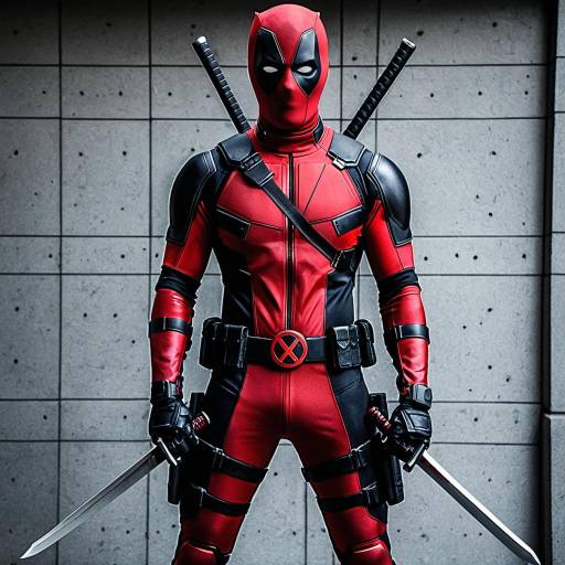Deadpool Cosplay with Katanas