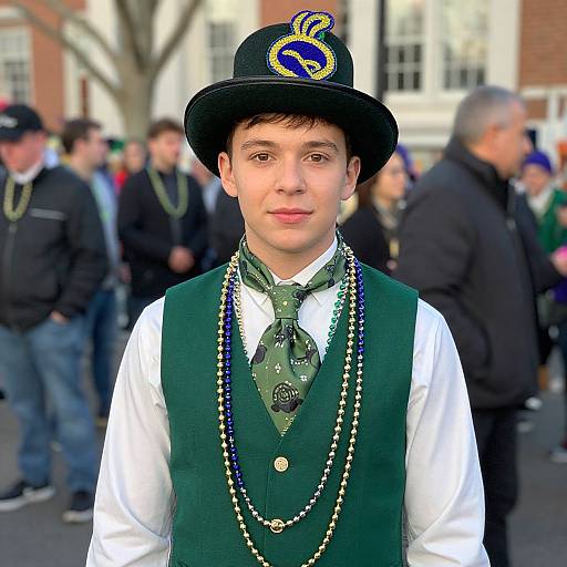 Adult Male Mardi Gras Costume